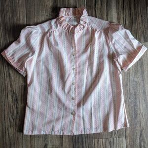 Vintage silk button shirt